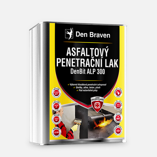 Den Braven Asfaltový penetračný lak DenBit ALP 300 9 kg