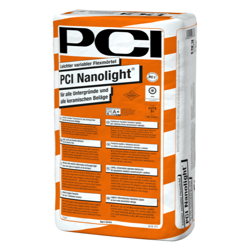 PCI Nanolight - Variabilné ľahčené flexibilné lepidlo White 15 kg