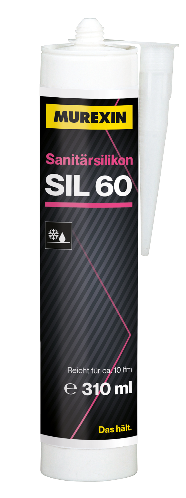 Murexin Sanitárny silikón SIL 60 310 ml - Terra