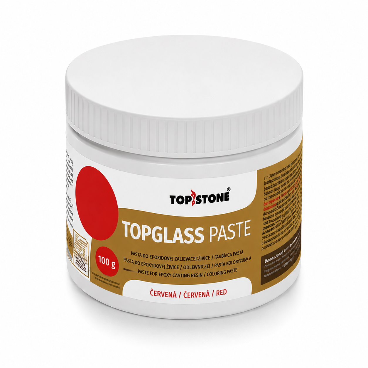 TOPSTONE TopGlass Paste ŽLTÁ 100 g