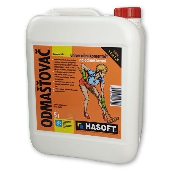 Hasoft Odmasťovač - univerzálny koncentrát na odmasťovanie 1l