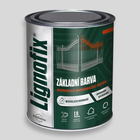 Stachema LIGNOFIX ZÁKLADNÁ FARBA na kov 0,6 l