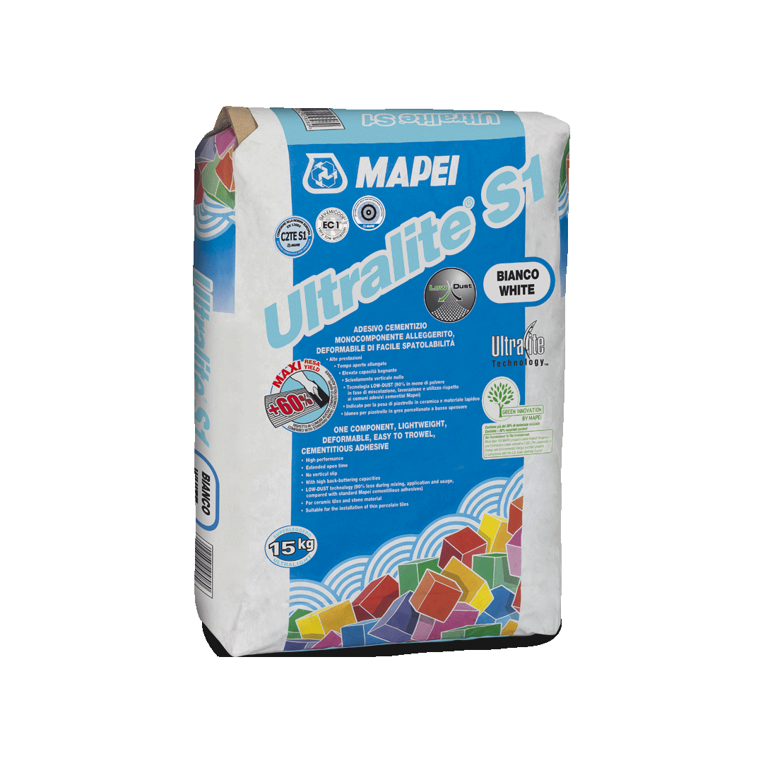 Mapei Cementové lepidlo ľahčené ULTRALITE S1 15 kg