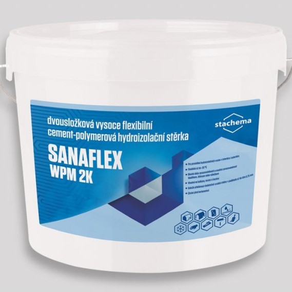 Stachema SANAFLEX WPM 2K Vysoko flexibilná cement-polymérová hydroizolácia 