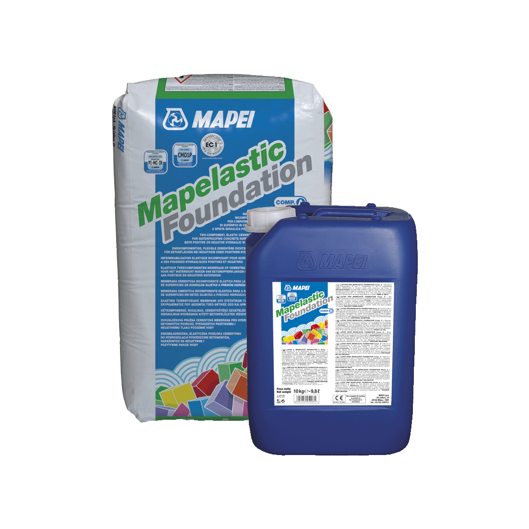 Mapei Cementová hydroizolácia MAPELASTIC FOUNDATION súprava A + B 32 kg