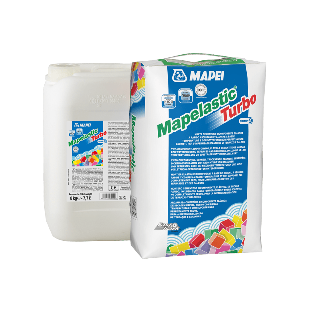 Mapei Cementová hydroizolácia MAPELASTIC TURBO súprava A + B