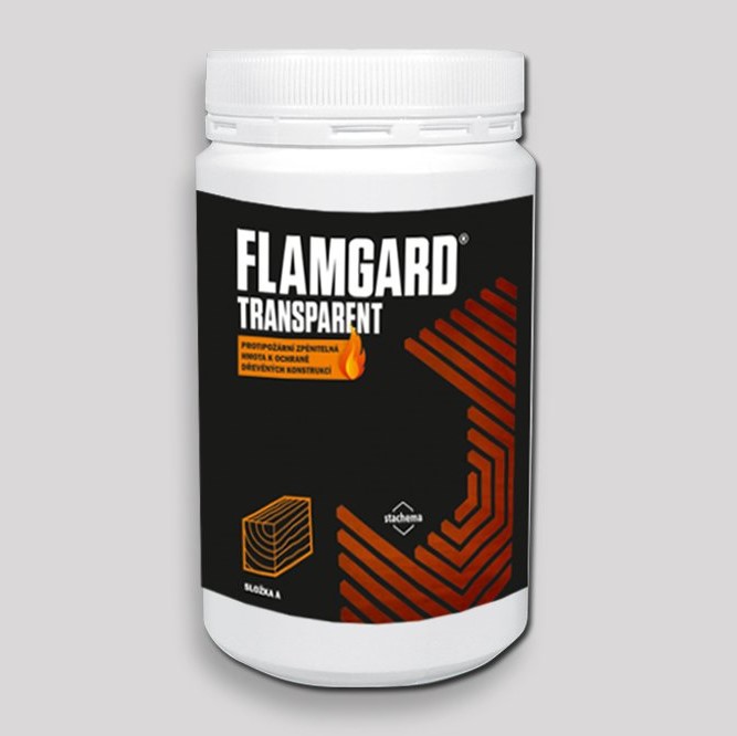 Stachema FLAMGARD Transparent/Šedobiely Protipožiarna speniteľná náterová hmota 