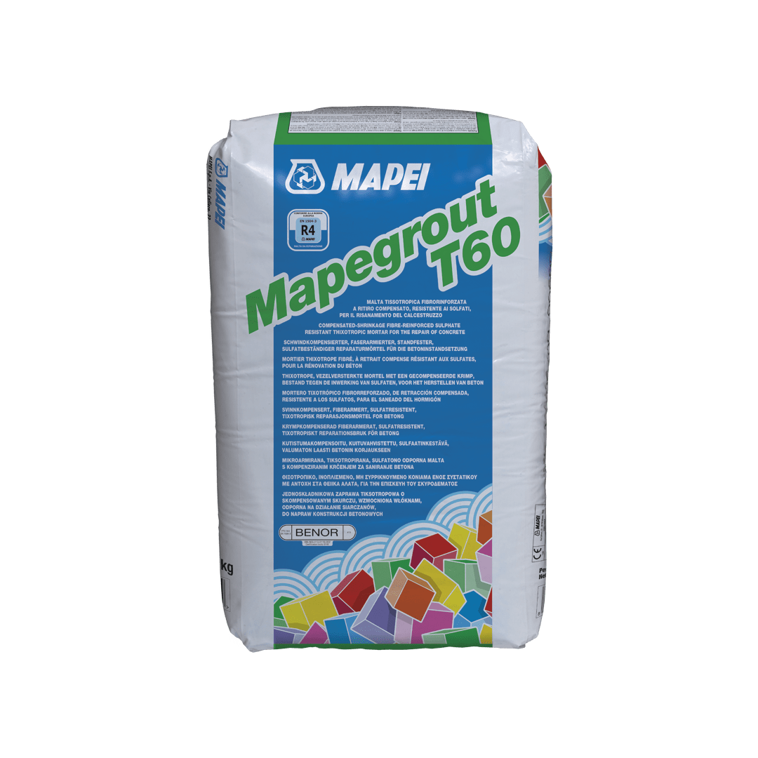 Mapei MAPEGROUT T60 Síranovzdorná vláknami vystužená tixotropná malta 25 kg