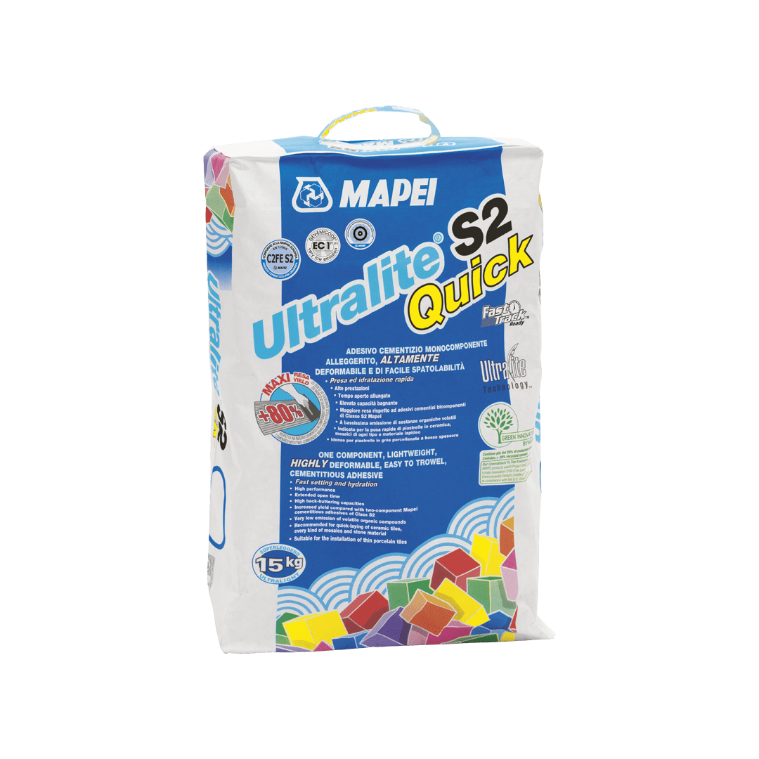 Mapei ULTRALITE S2 QUICK cementové lepidlo 15 kg