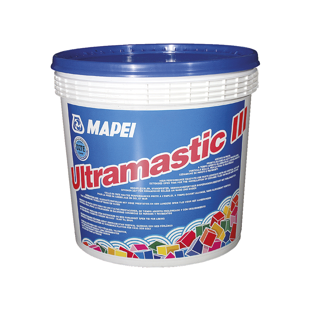 Mapei ULTRAMASTIC 3 Veľmi pružné a veľmi odolné disperzné lepidlo 