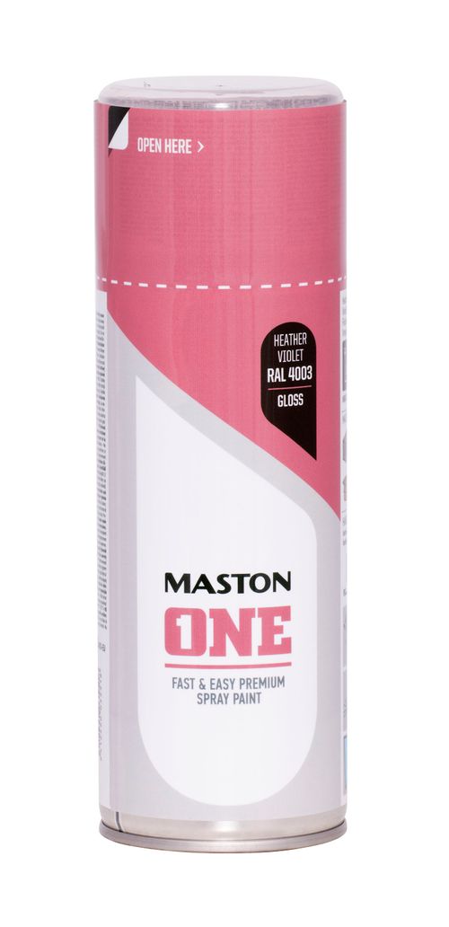 Maston ONE Akrylová farba v spreji Lesklá RAL 4003 Vresovofialová 400 ml