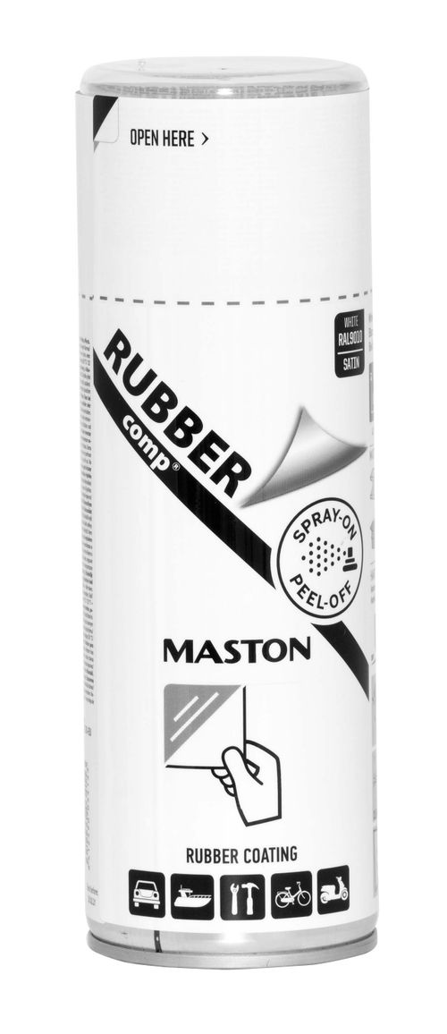 Maston Guma v spreji 400 ml Lesklá Biela