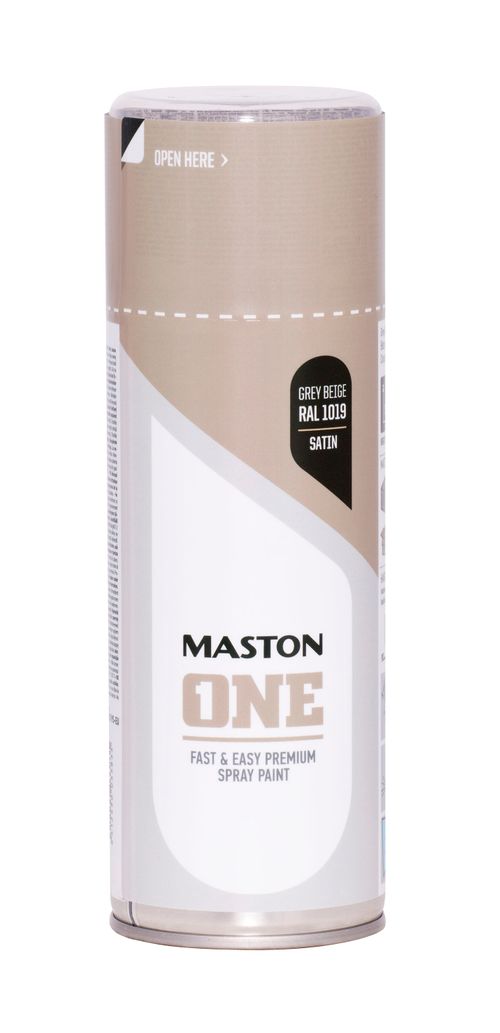 Maston ONE Akrylová farba v spreji Saténová RAL 1019 Sivobéžová 400 ml