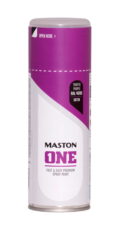 Maston ONE Akrylová farba v spreji Saténová RAL 4006 Purpurová 400 ml