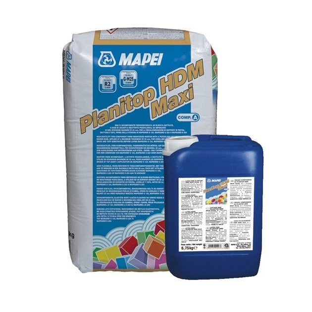 Mapei PLANITOP HDM MAXI Dvojzložková vláknami vystužená cementová malta 31,25 kg