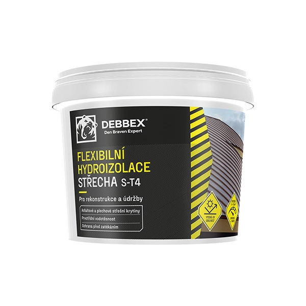 Den Braven Strešný hydroizolačný náter DenBit S-T4 červený 5 kg