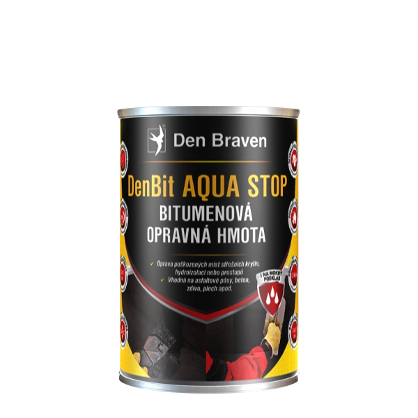 Den Braven Strešný bitúmenový tmel DenBit AQUA STOP 3 kg