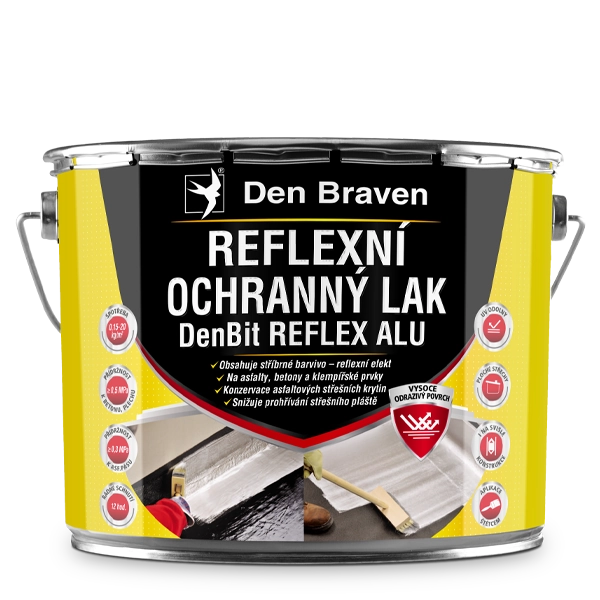 Den Braven Reflexný ochranný lak DenBit REFLEX ALU 9 kg