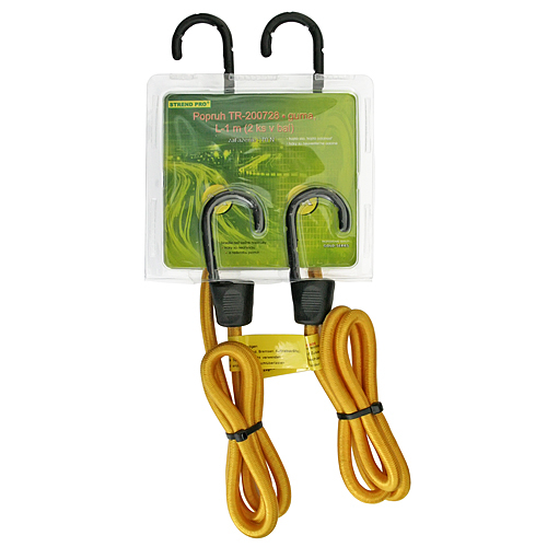 Guma upínacia Strend Pro LB344, 8 mm, 2x 100 cm, s oceľovým háčikom