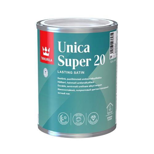 Tikkurila UNICA SUPER 20 Lak na drevené povrchy polomatný