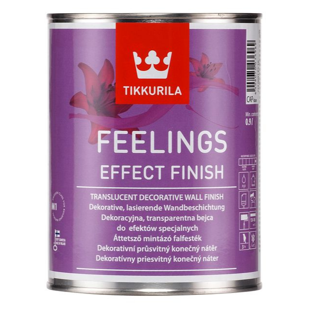 Tikkurila FEELINGS EFFECT FINISH Plne matná vodou riediteľná farba