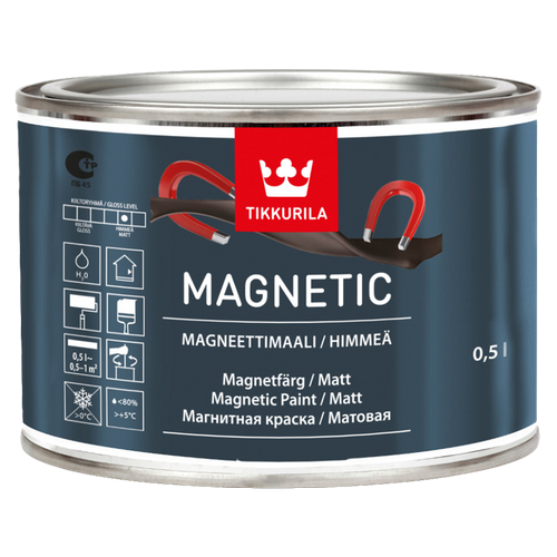 Tikkurila MAGNETIC Magnetická farba Šedá