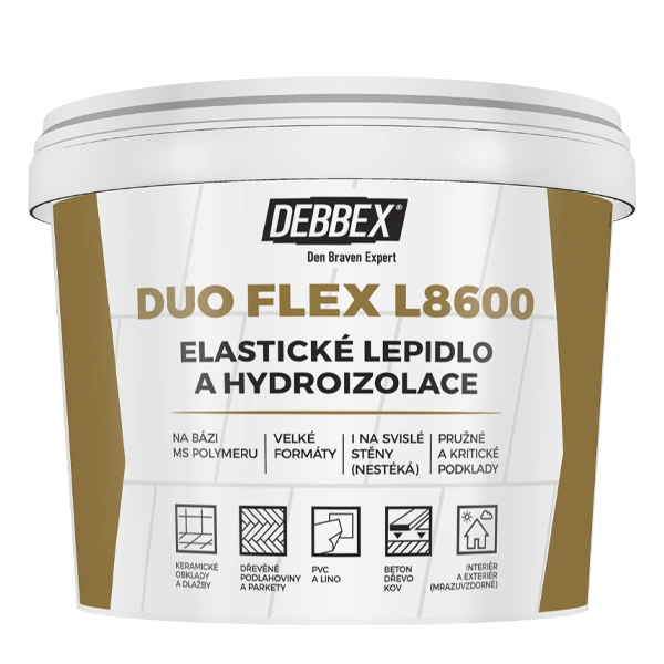 Den Braven DUO FLEX L8600 elastické lepidlo a hydroizolácia 5 kg