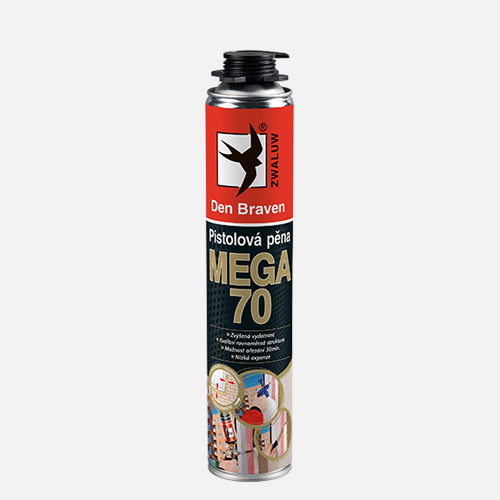 Den Braven Pištoľová pena MEGA 70 870 ml