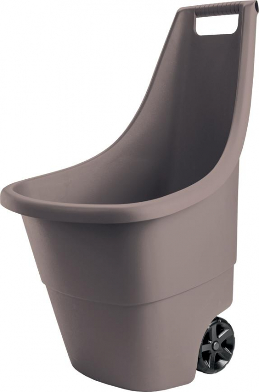Keter® Vozík na záhradný odpad EASY GO 50 L, 51x56x84 cm, hnedý