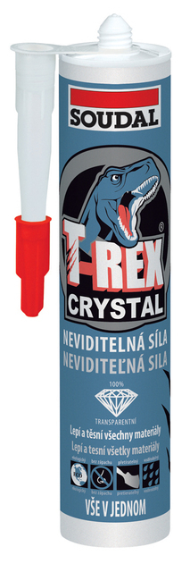Soudal T-Rex Crystal 290 ml transparentný