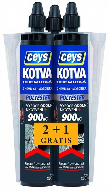 Ceys Chemická Kotva Polyester 2+1 grátis