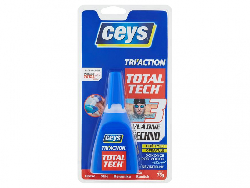Ceys TOTAL TECH TRI´Action Lepidlo 2v1 tmel 75 g