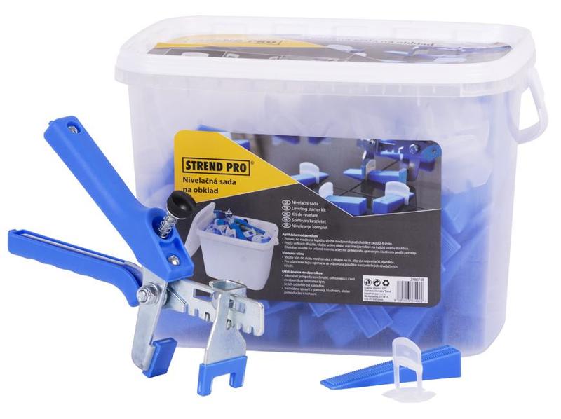 Sada nivelačná Strend Pro LS511 StarterKIT, 100x 1.0 mm medzerník + 100x klinok 