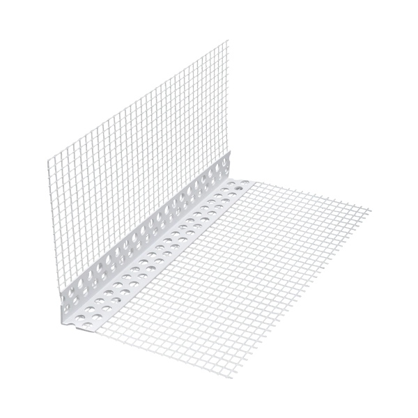 Den Braven Kombi lišta rohová (PLAST) s tkaninou 10 ks, 10 cm x 10 cm x 2,5 m