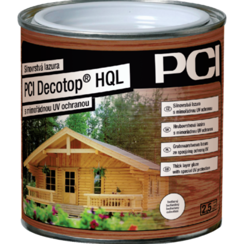 PCI Decotop® HQL Hrubovrstvová lazúra na povrchovú úpravu dreva, Transparentná