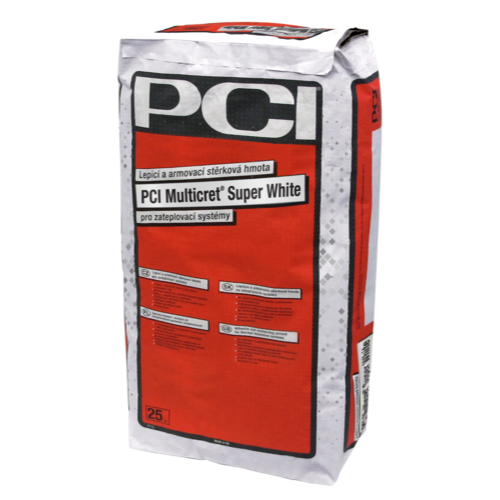 PCI Multicret® Super White Lep. a armovacia hmota na zatepľovacie systémy 25 kg 
