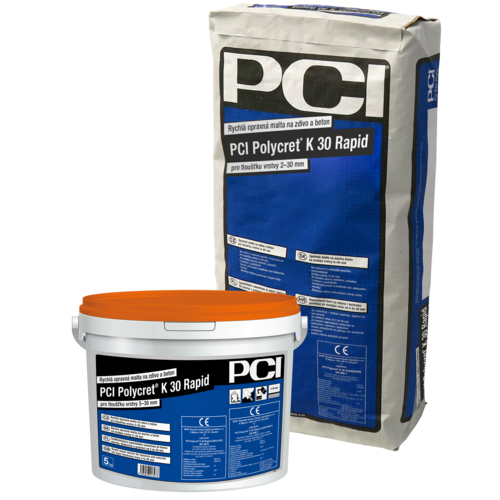 PCI Polycret® K 30 Rapid Rýchla opravná a vyrovnávacia malta 3 – 30 mm