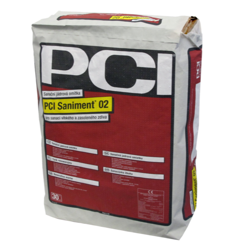 PCI Saniment® 02 Sanačná jadrová omietka na vlhké a zasolené murivo  30 kg
