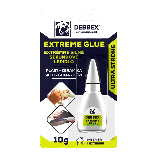 Debbbex Extrémne silné sekundové lepidlo EXTREME GLUE 20 g