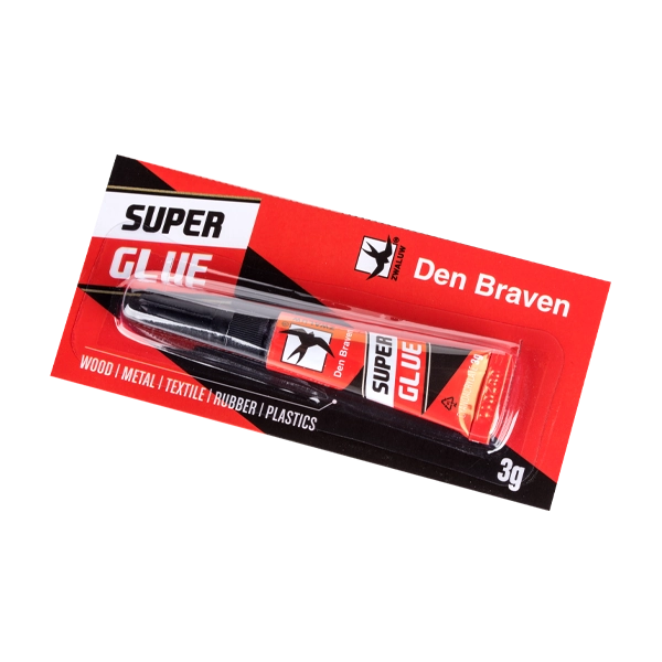 Den Braven 12 x Sekundové lepidlo SUPER GLUE 3 g