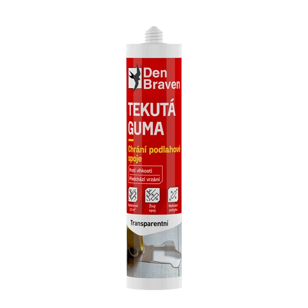 Den Braven Tekutá guma 280 ml Transparent