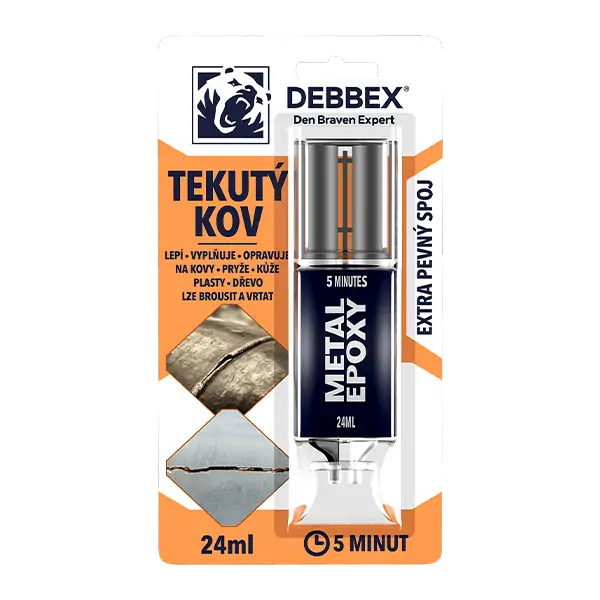 Debbex Epoxy Metal Tekutý kov 24 ml