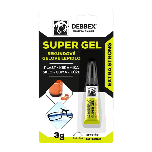 Debbex Sekundové gélové lepidlo Super Gel 3 g