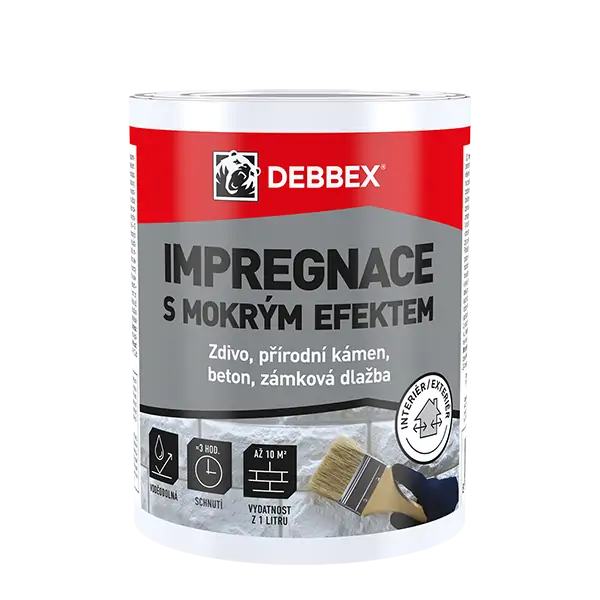 Debbex Impregnácia na murivo s mokrým efektom 1 L