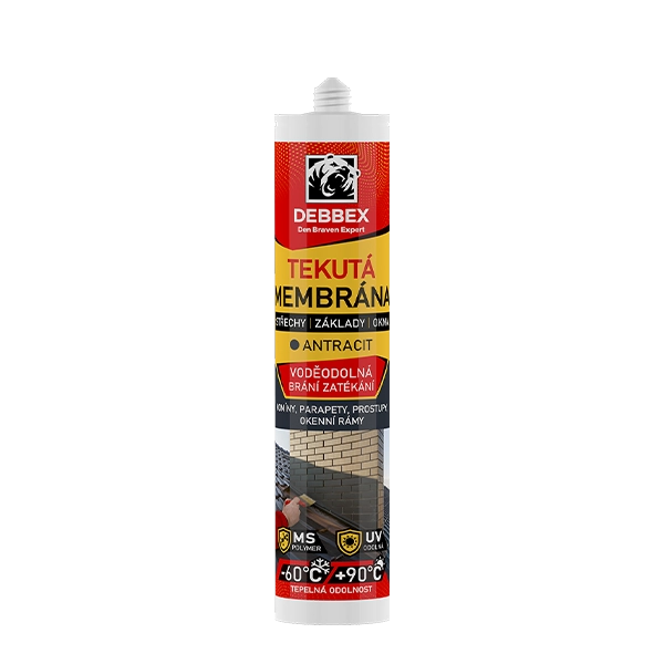 Debbex Tekutá membrána 290 ml antracit
