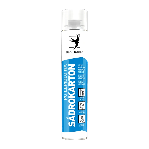 Den Braven PU pena lepidlo na sadrokartón 750 ml pištoľová