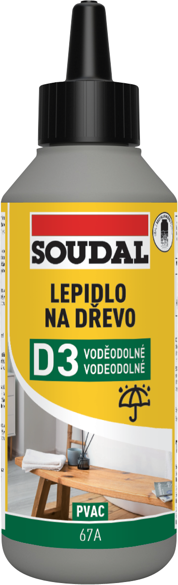 Soudal Lepidlo na drevo 67A vodostále 250 g