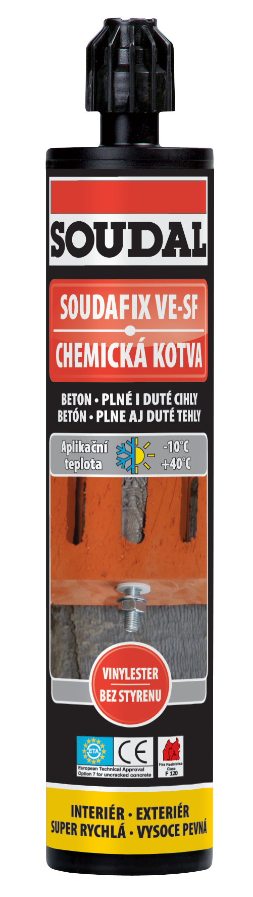 Soudal SOUDAFIX VE-SF kotviaca malta 280 ml