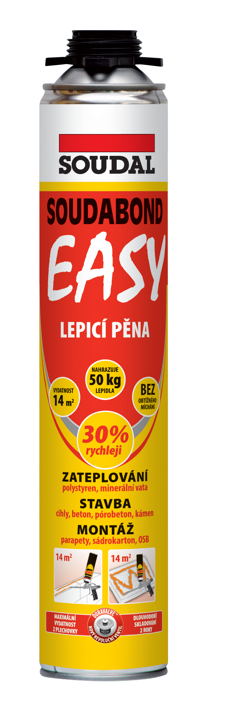 Soudal Soudabond EASY pištoľová 750 ml