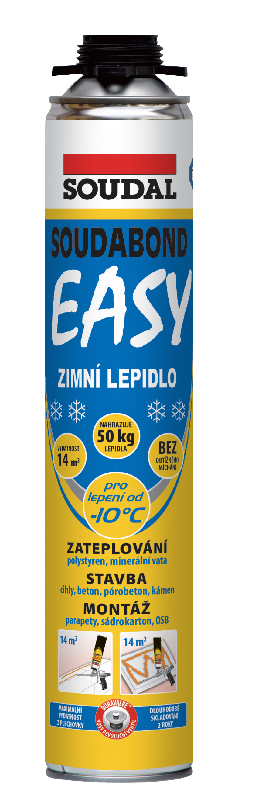 Soudal Soudabond EASY pištoľová zimná 750 ml